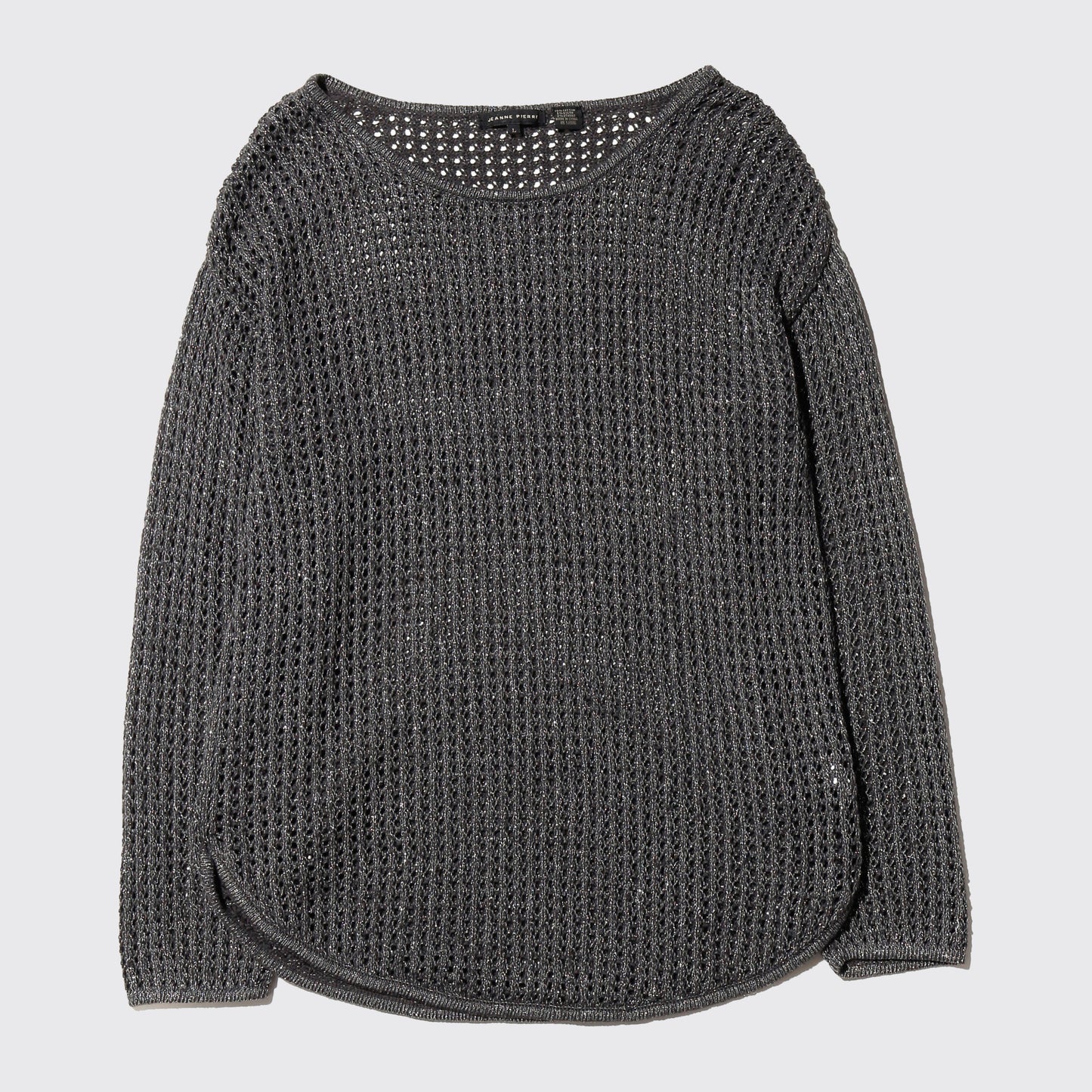 vintage lame fish net sweater