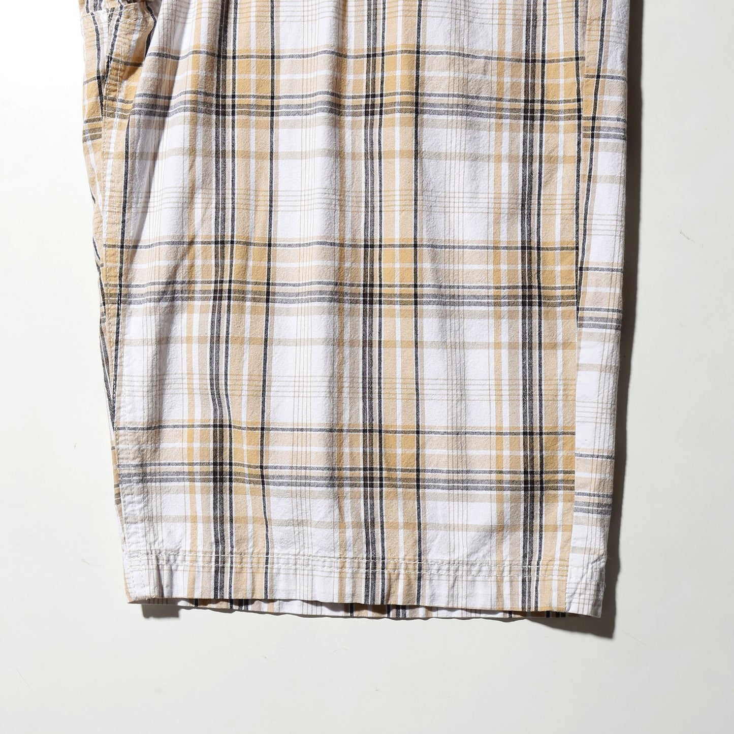 vintage south pole check wide shorts