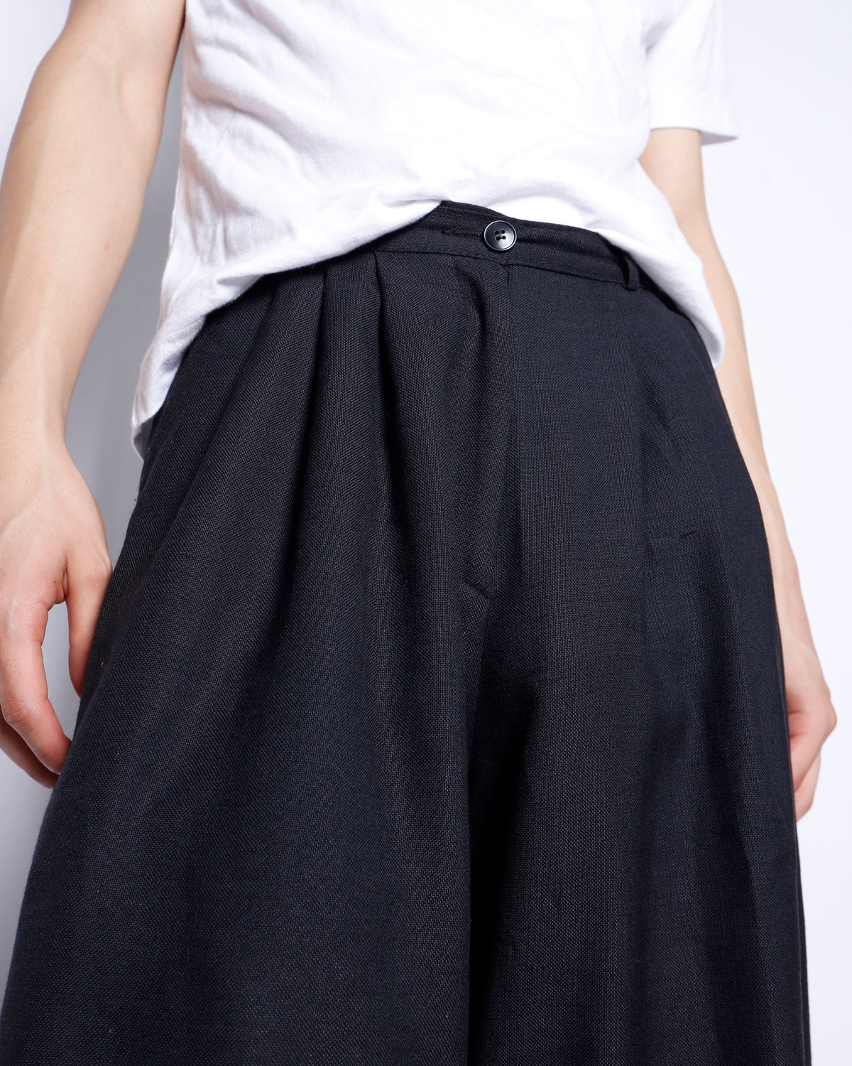 vintage tucked bermuda slacks shorts