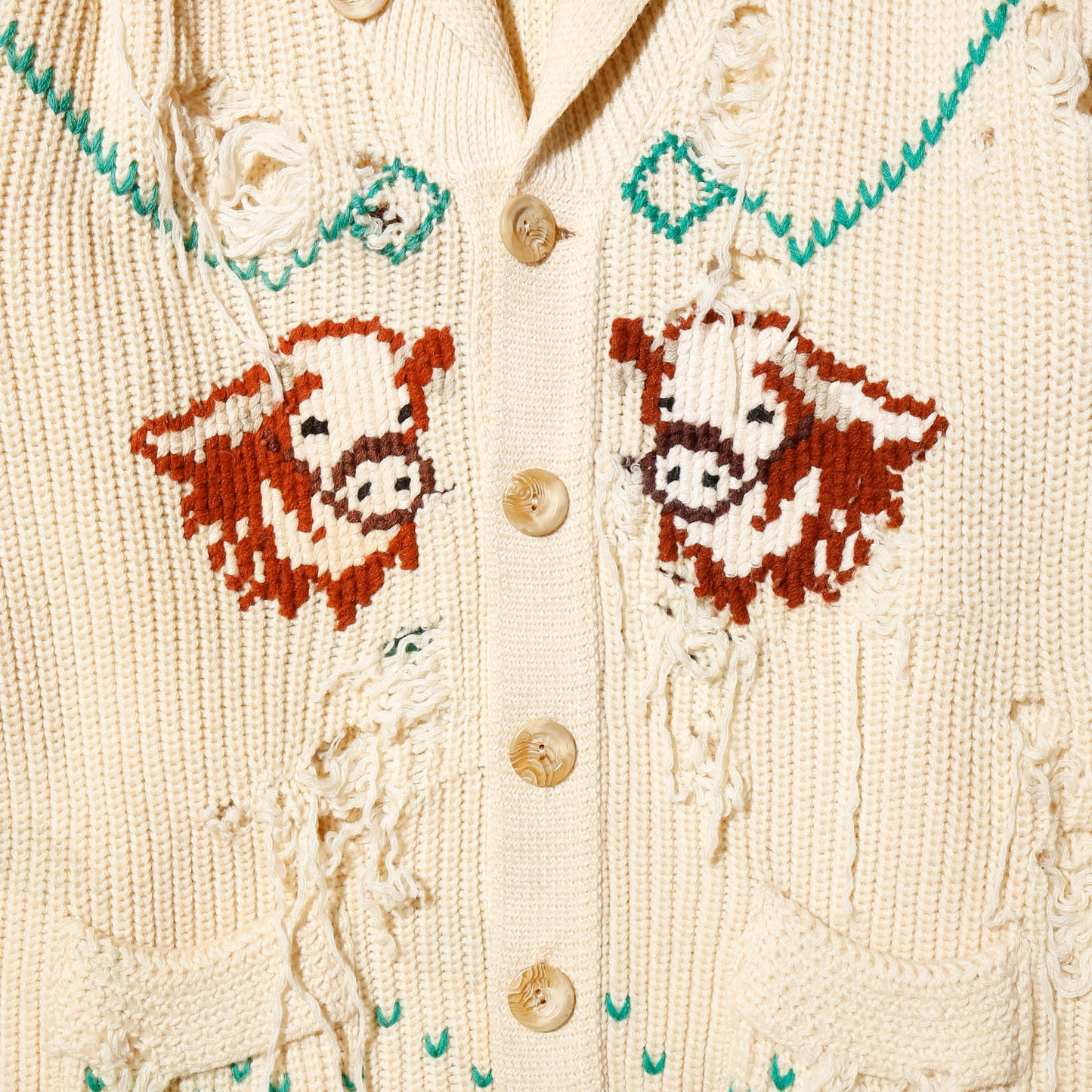 *one-off broken cowichan sweater