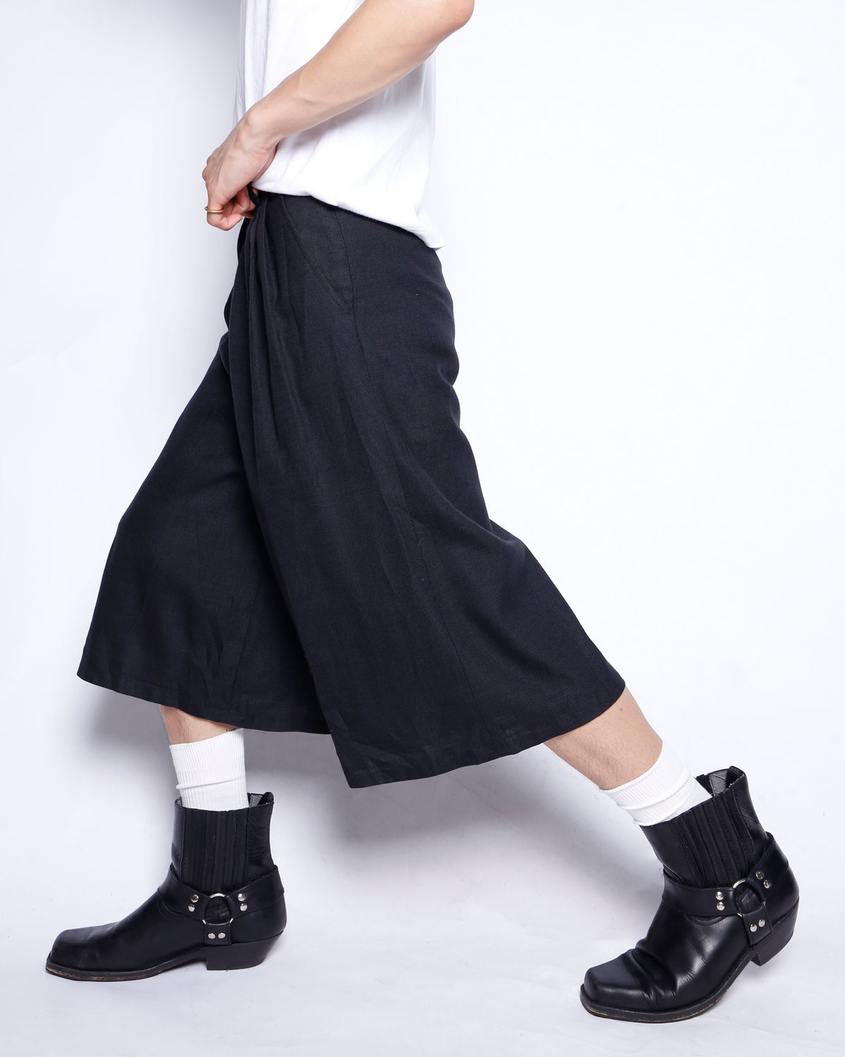 vintage tucked bermuda slacks shorts