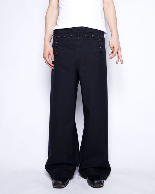 vintage twill sailor trousers