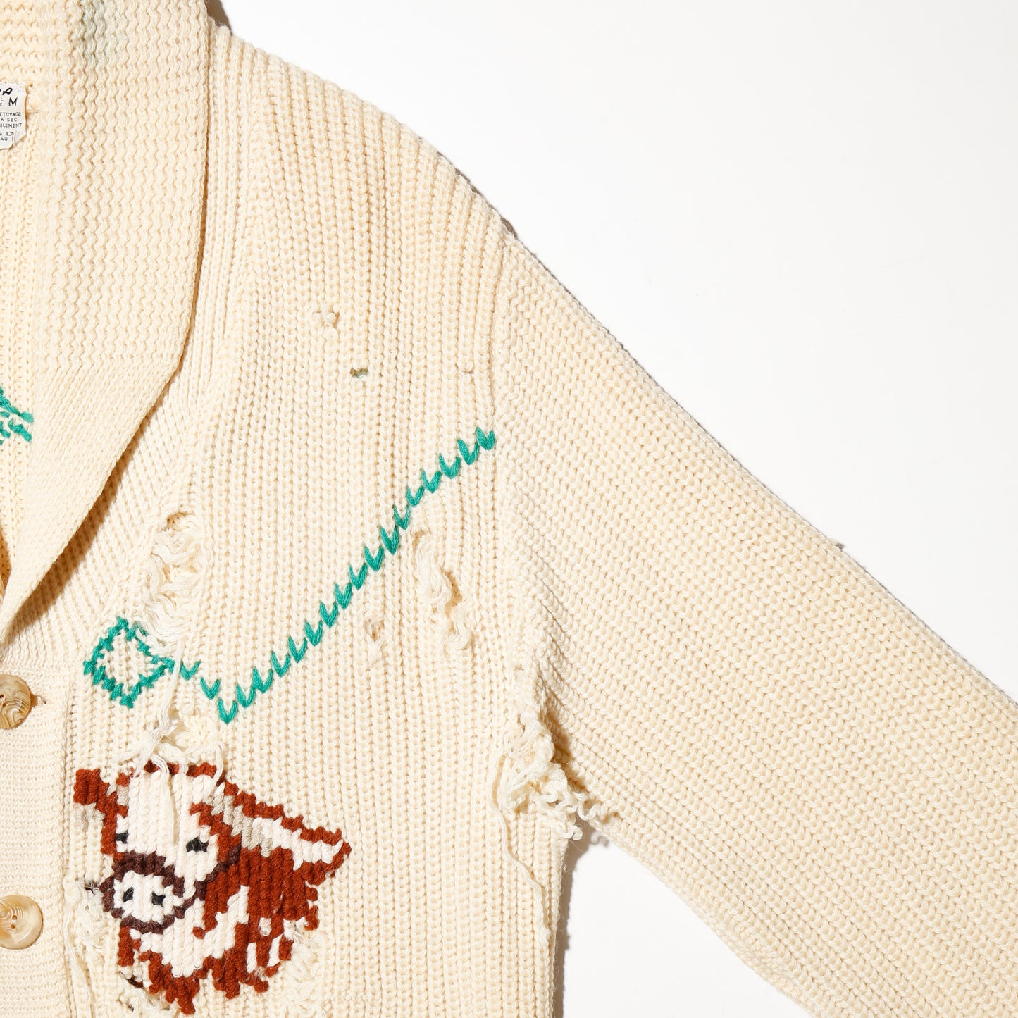 *one-off broken cowichan sweater