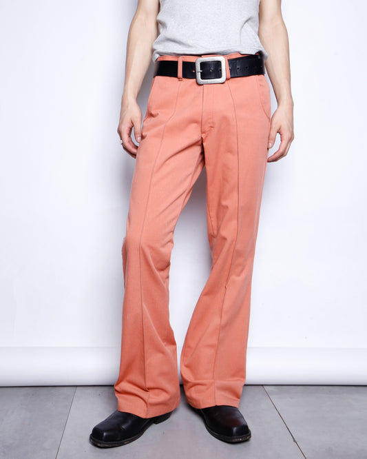 vintage 70's center pleats flare trousers