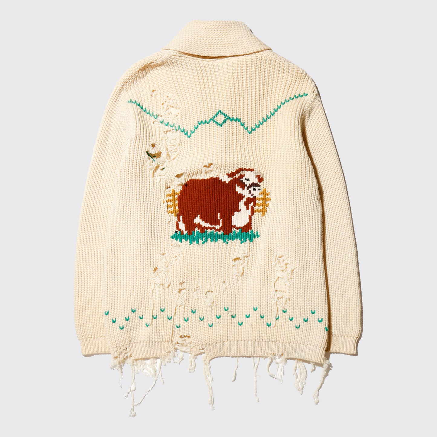 *one-off broken cowichan sweater