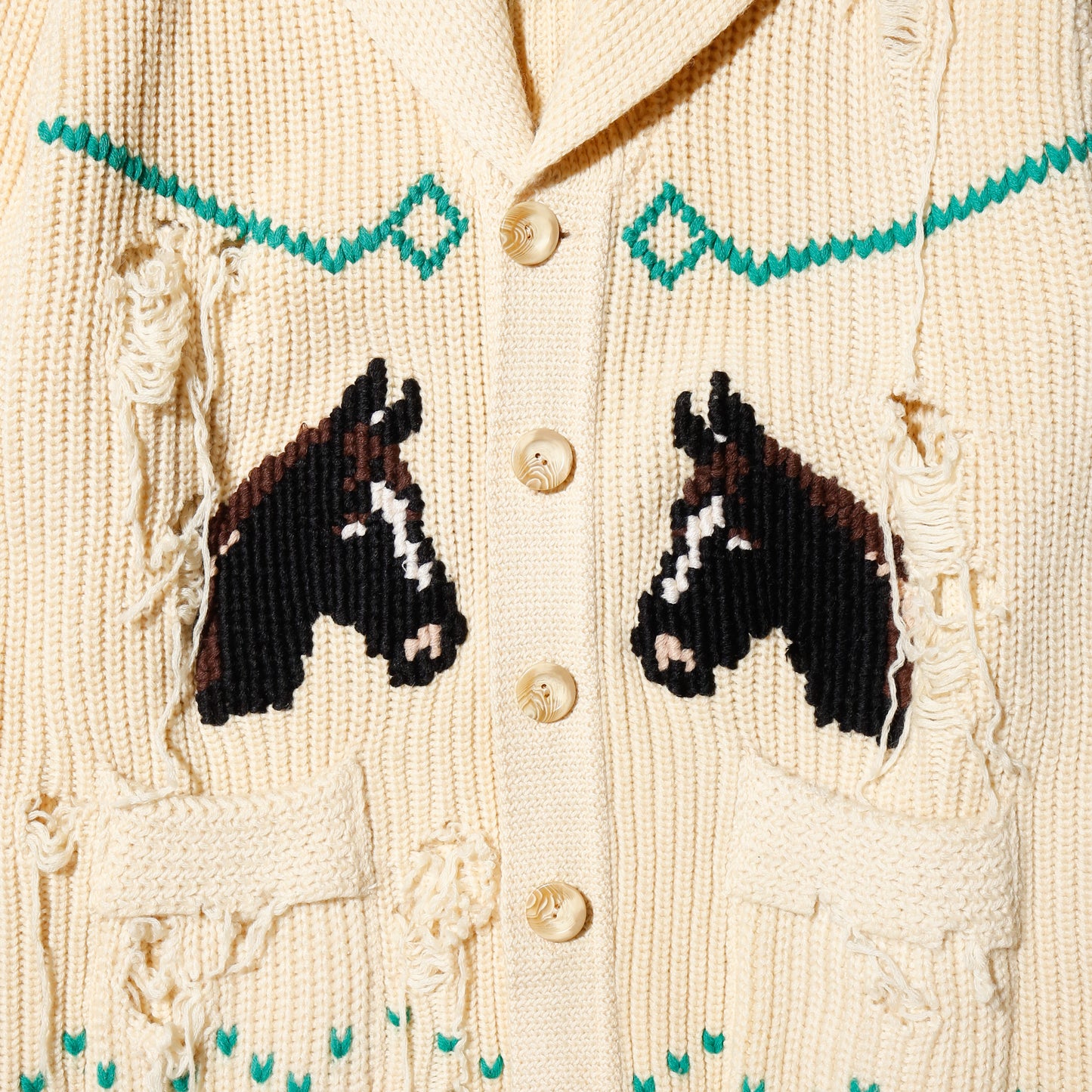 *one-off broken cowichan sweater