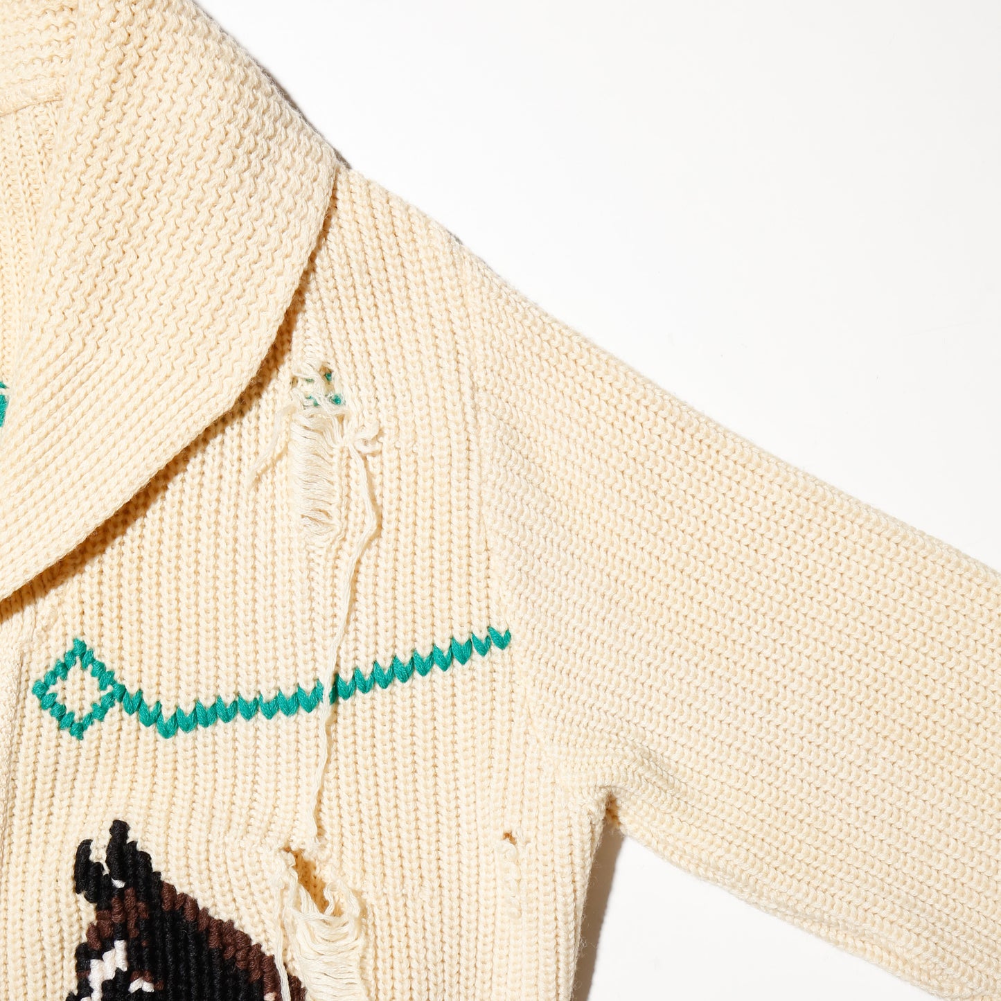 *one-off broken cowichan sweater