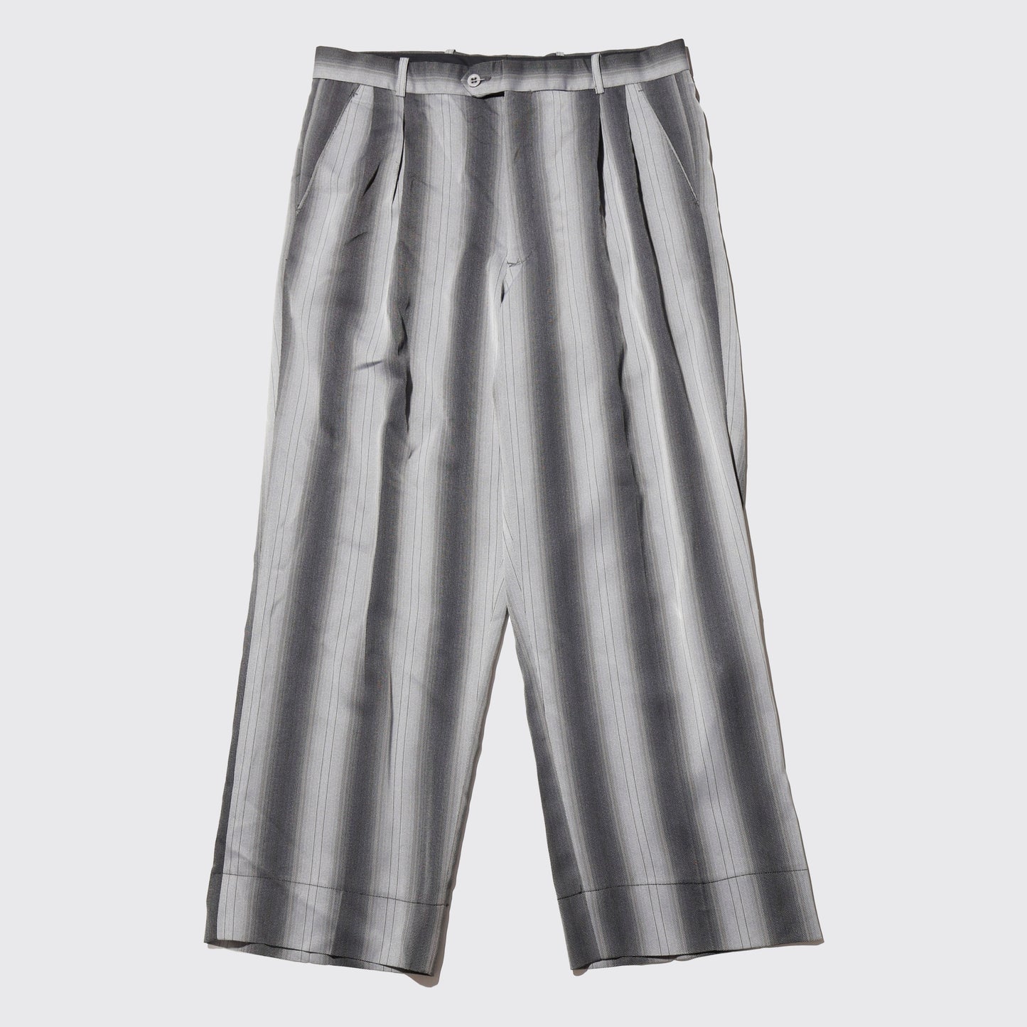 vintage shadow stripe wide slacks