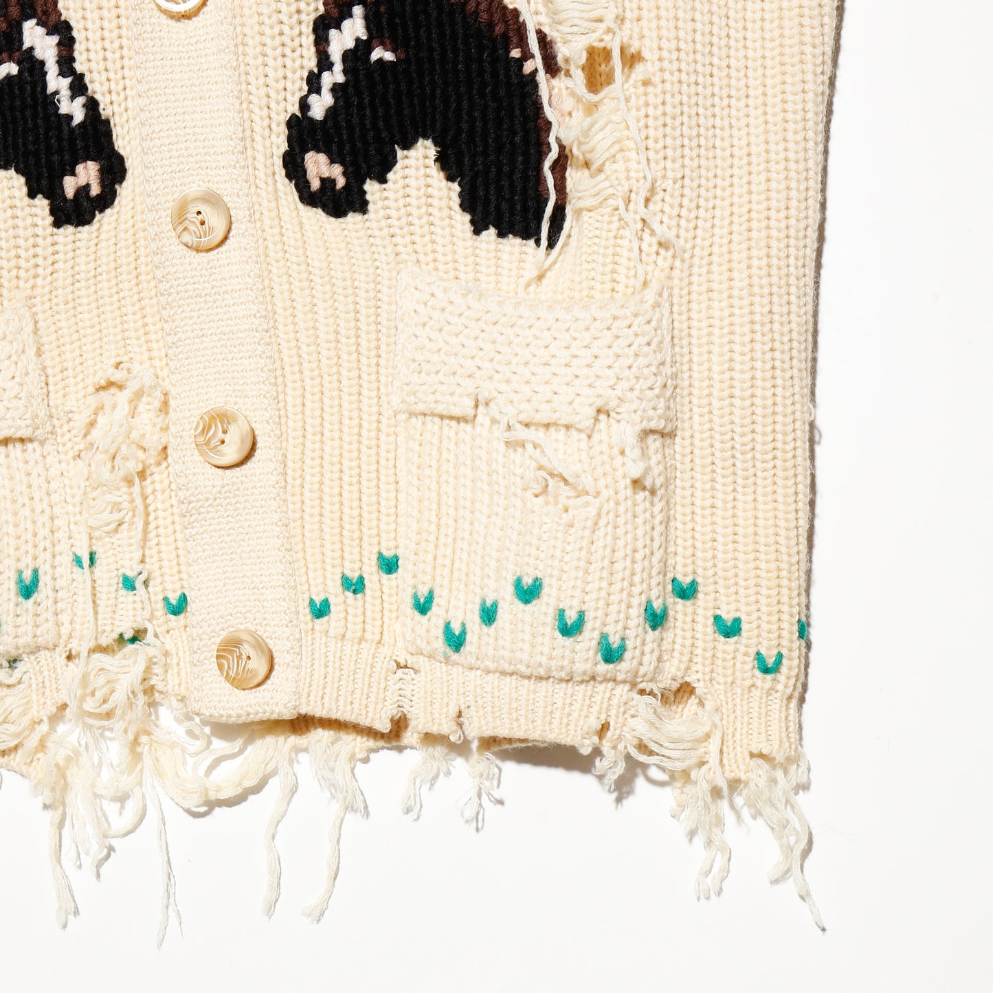 *one-off broken cowichan sweater