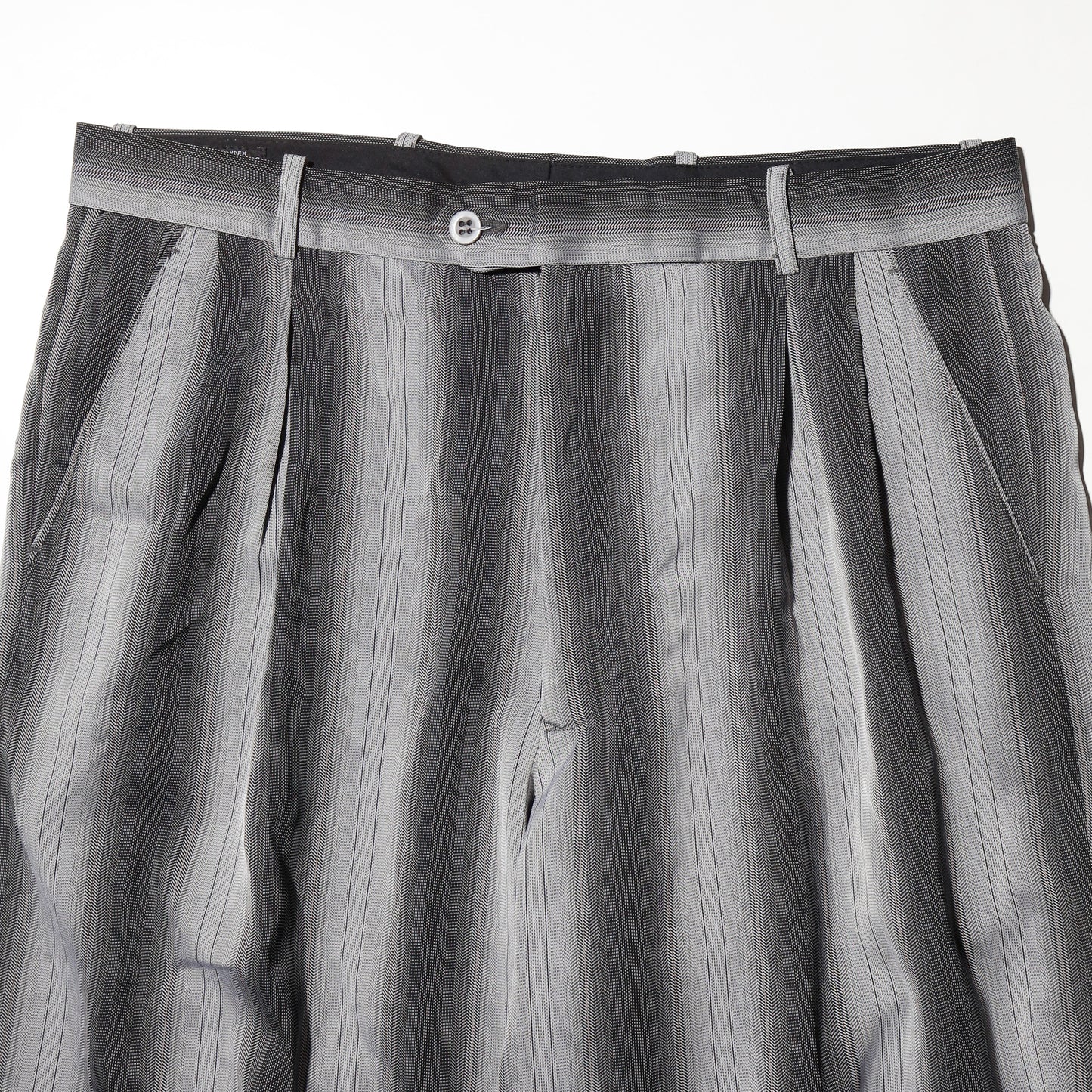 vintage shadow stripe wide slacks