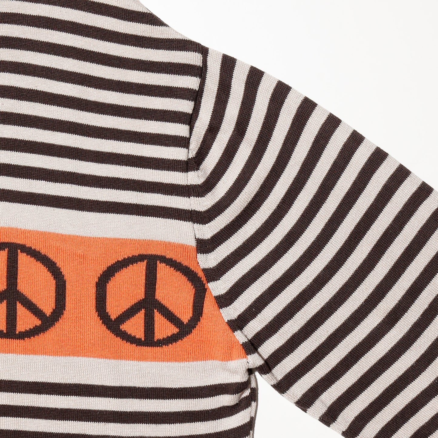 vintage 00's Moschino peace border sweater