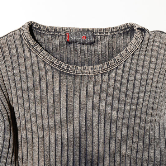vintage shadow ribbed sweater