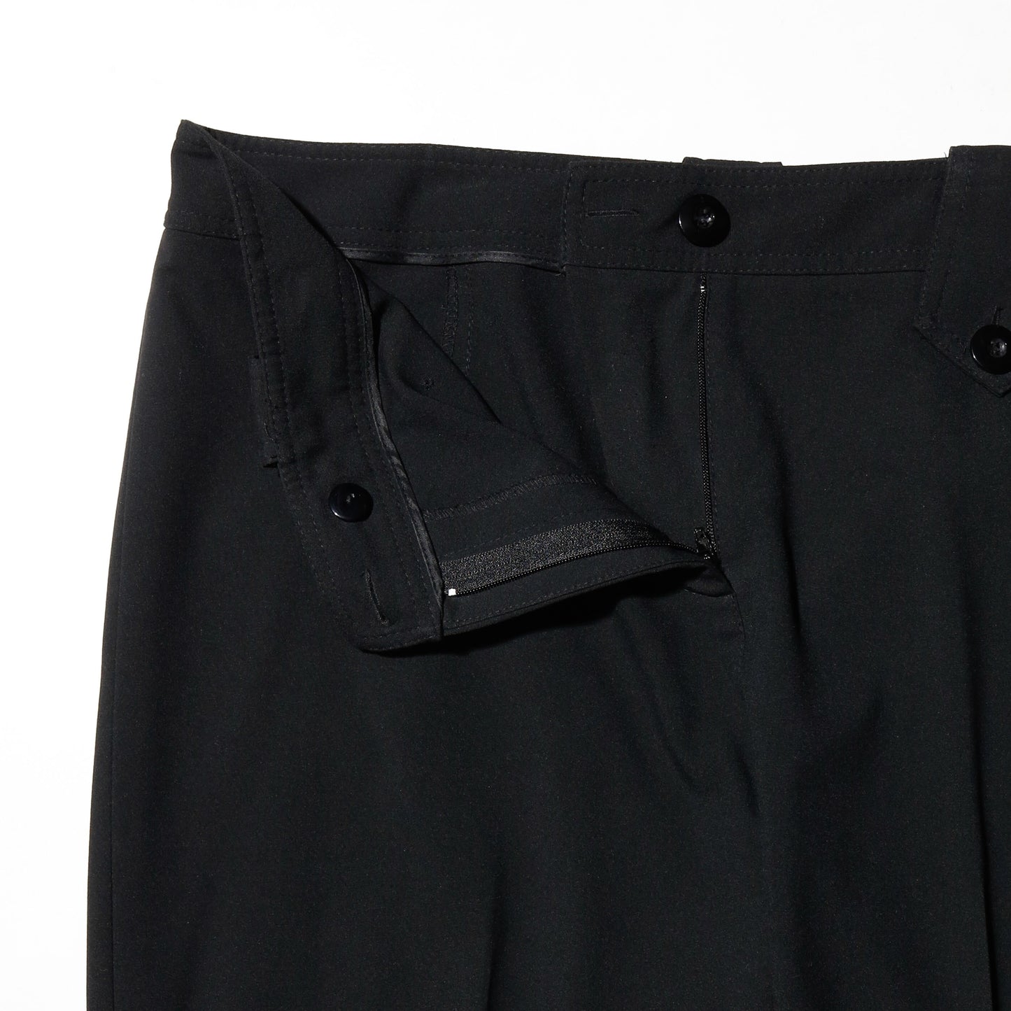 vintage button tab flare slacks