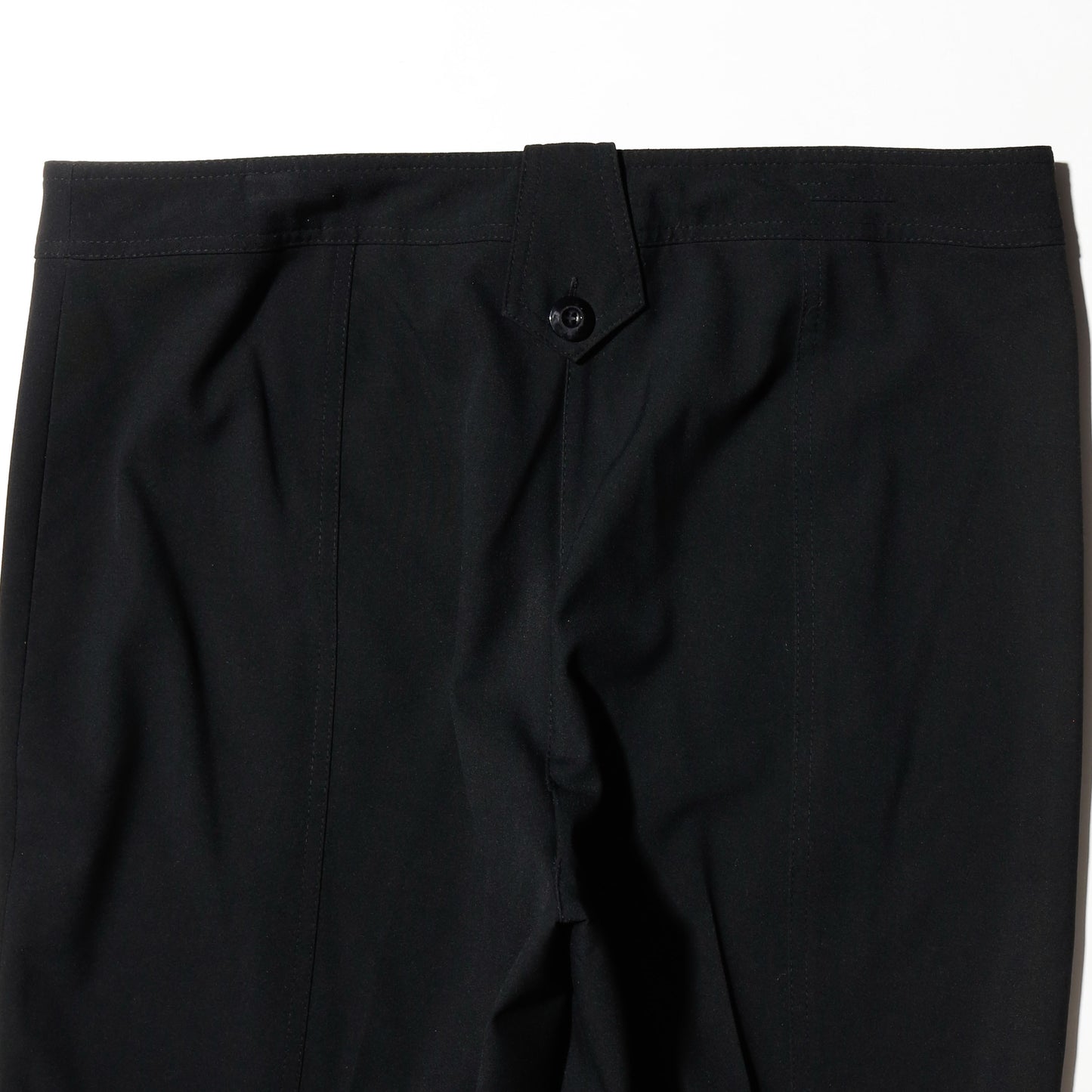 vintage button tab flare slacks