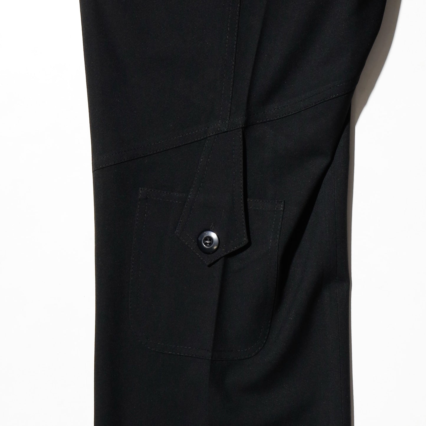 vintage button tab flare slacks