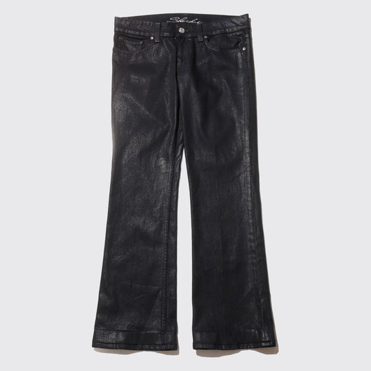 vintage luster flare jeans