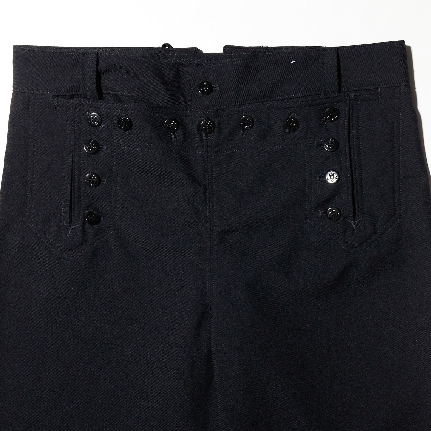 vintage twill sailor trousers *add-on belt loop