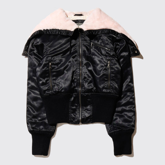 vintage 00's guess n-2b type bomber jacket