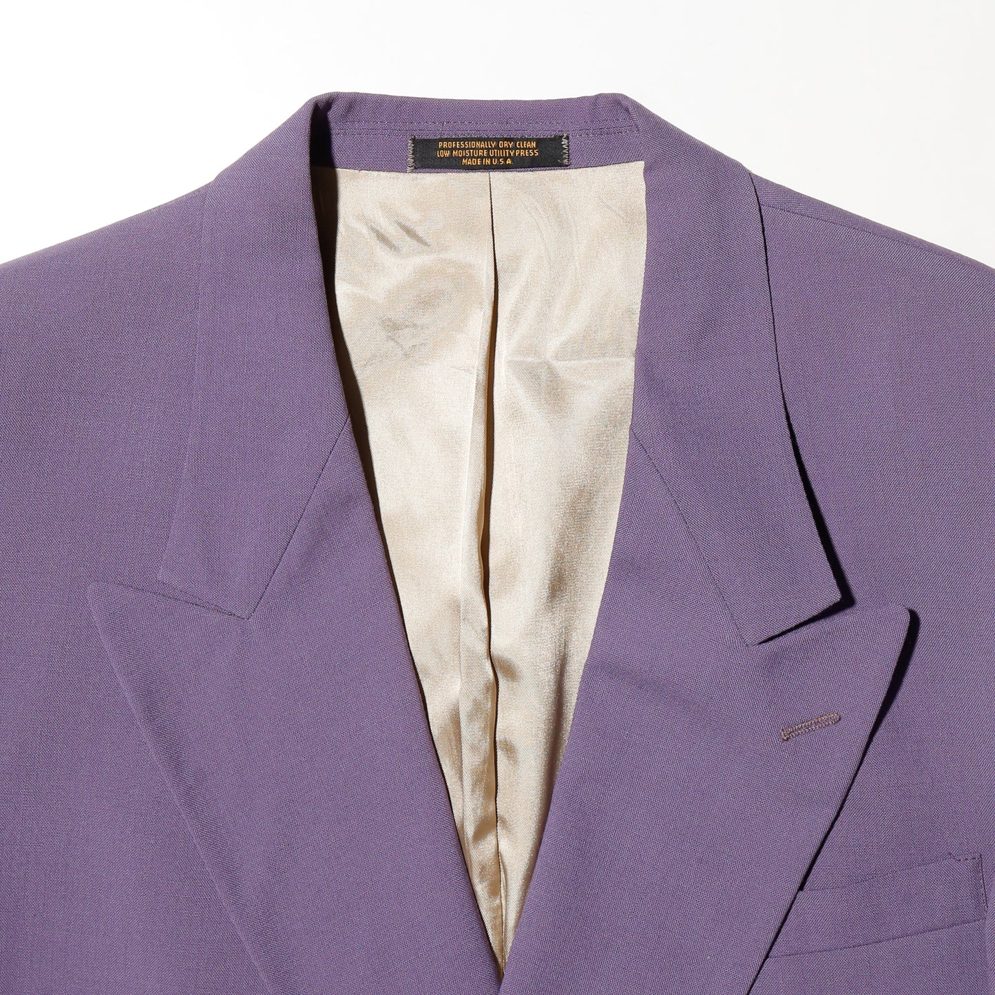 vintage lavender double breasted tailored jacket