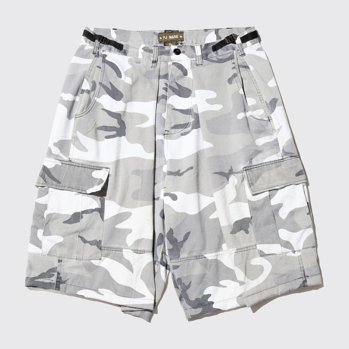 vintage city camo cargo shorts