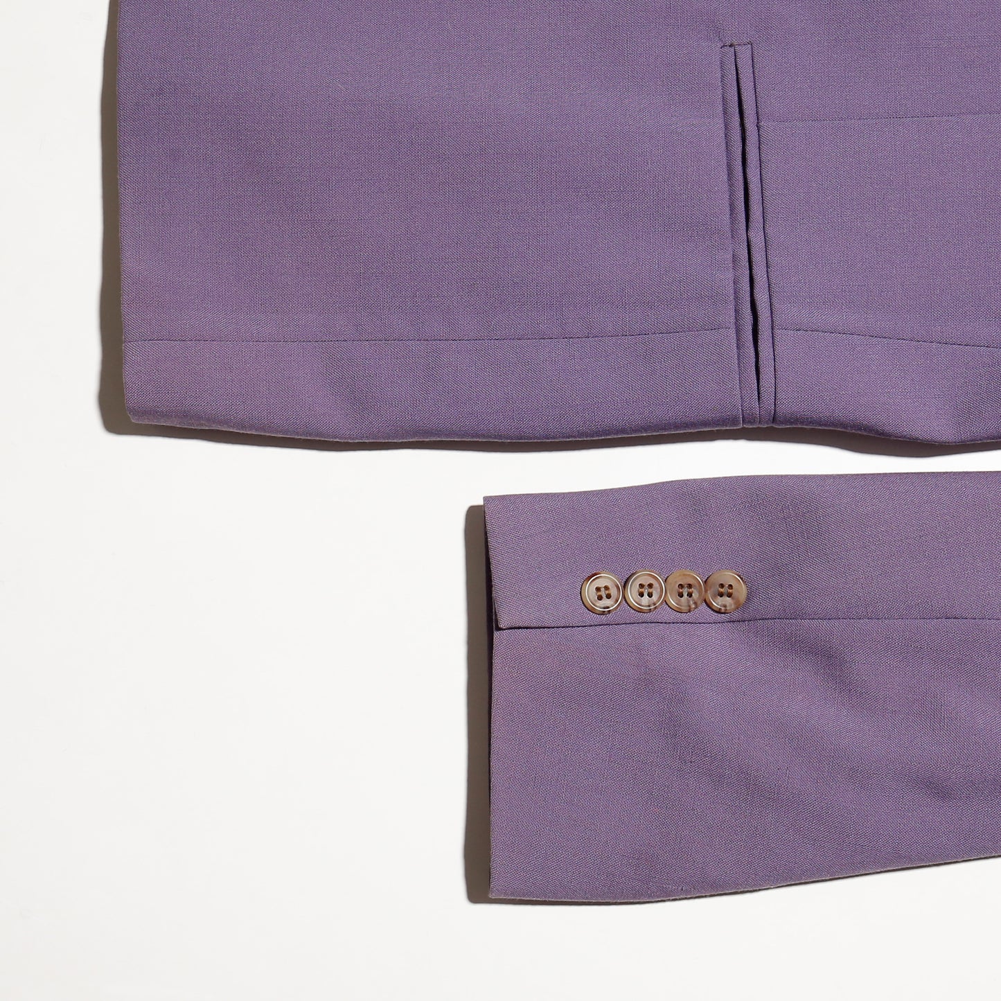 vintage lavender double breasted tailored jacket