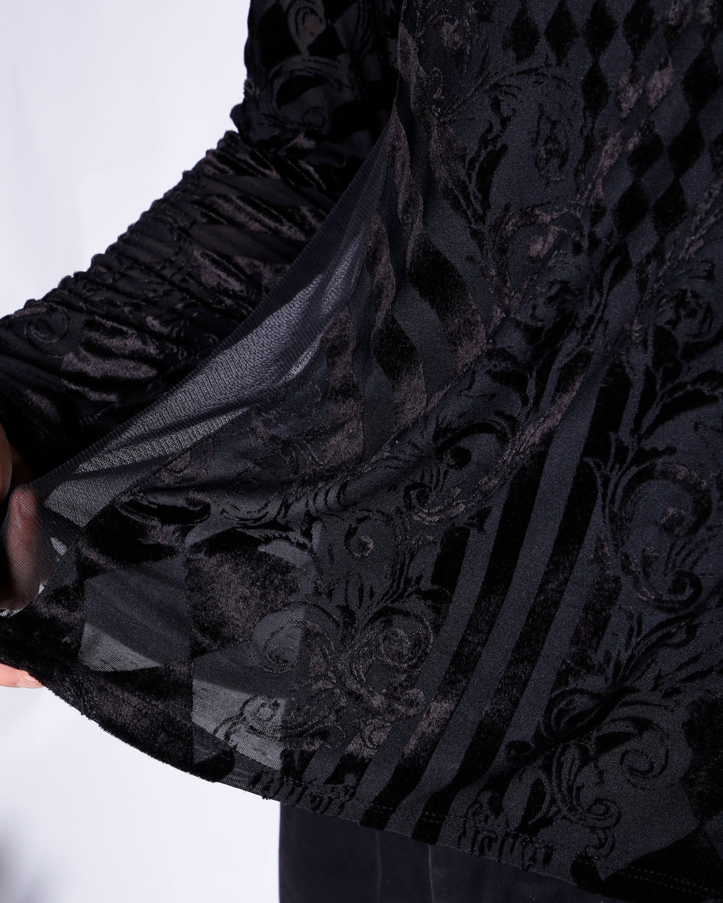 vintage baroque sheer cut sew