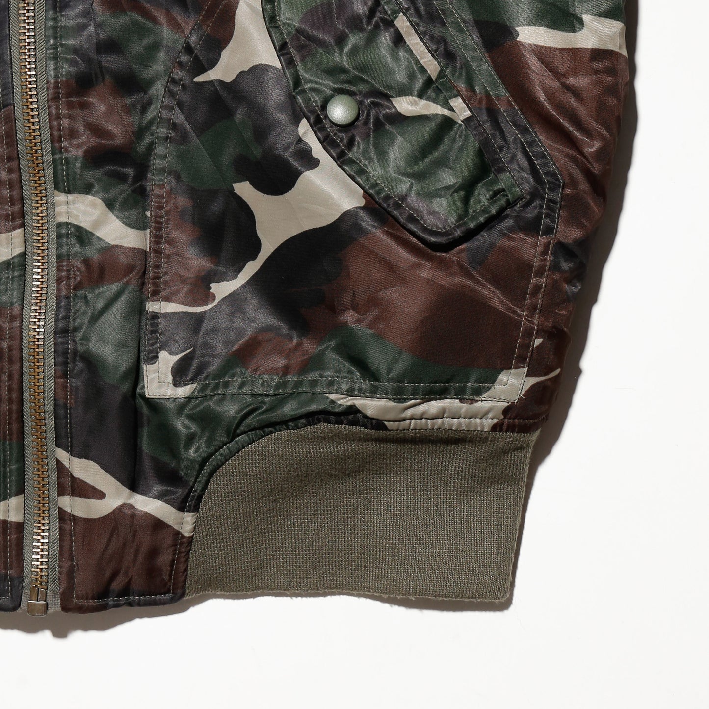 vintage chain fur bomber jacket