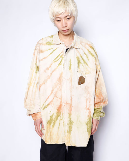 vintage savanna cotton shirt, with copper badge