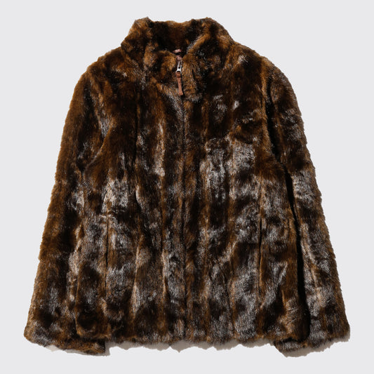 vintage faux mink fur jacket