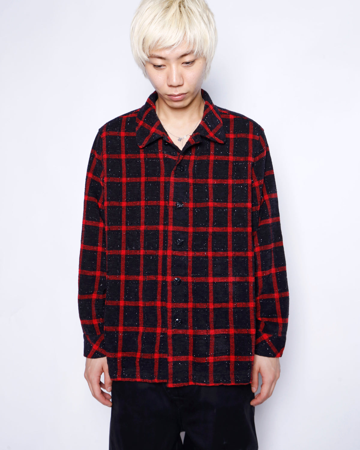 vintage lame check jacket