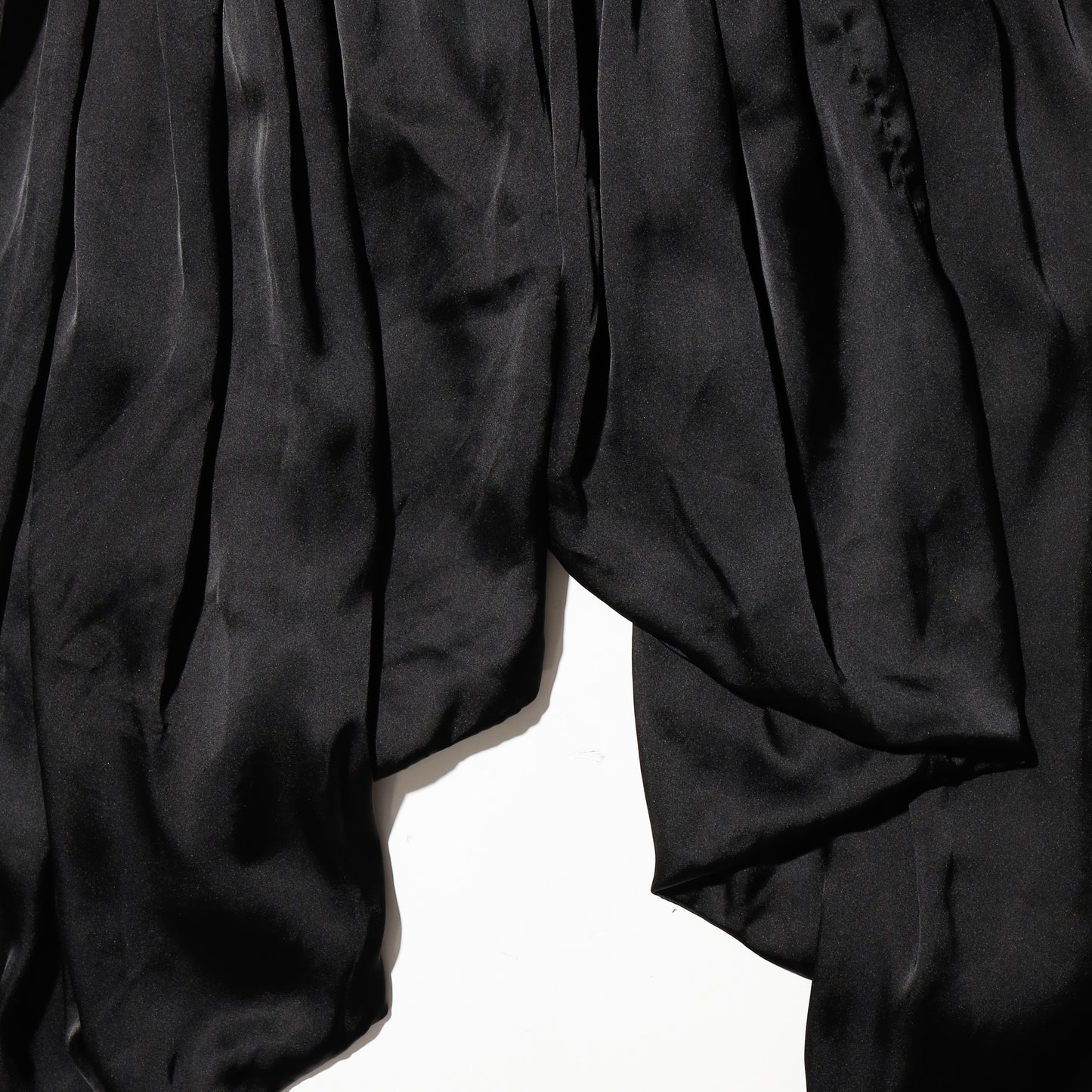vintage drape pleats sarouel trousers