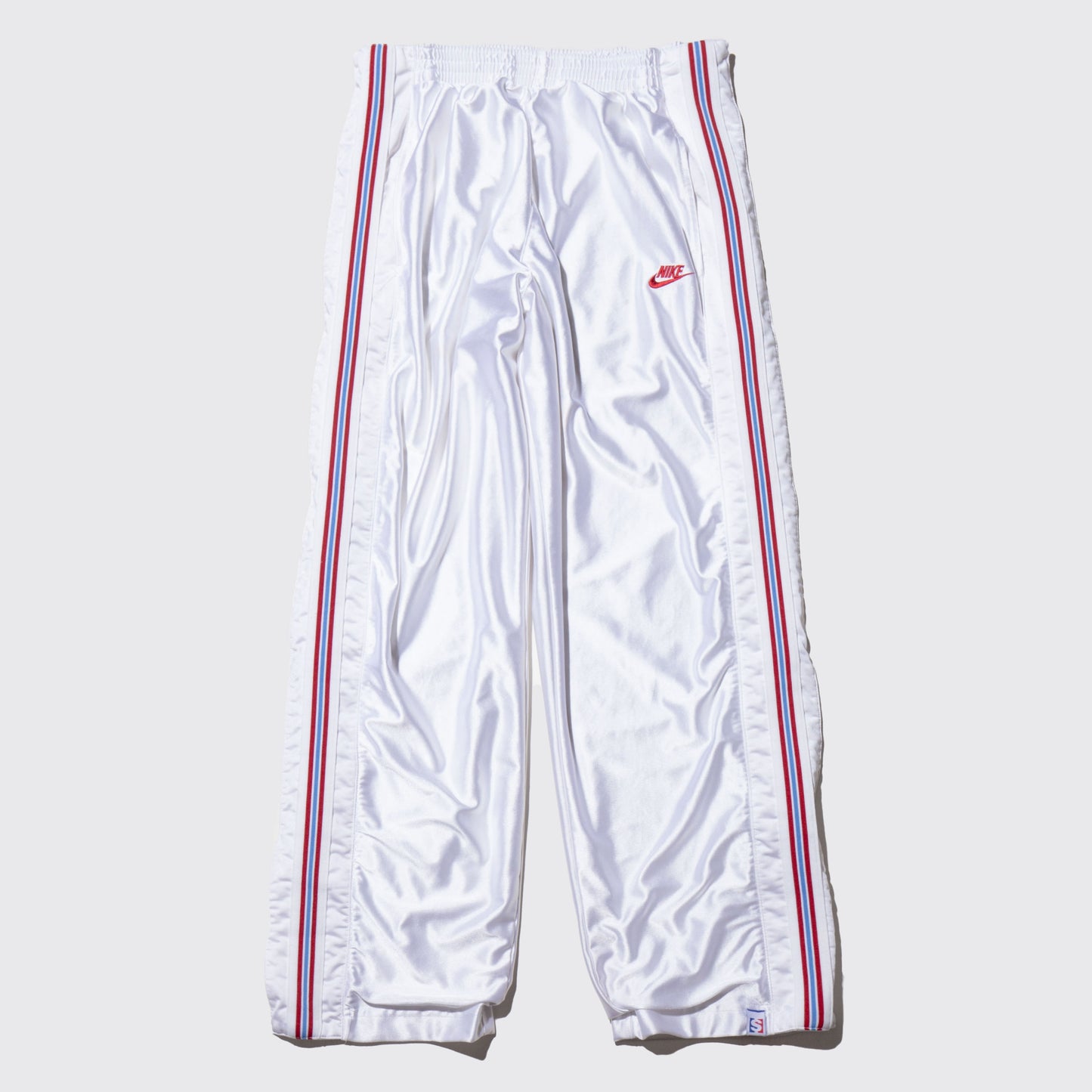 vintage 00's nike side button shinny track pants
