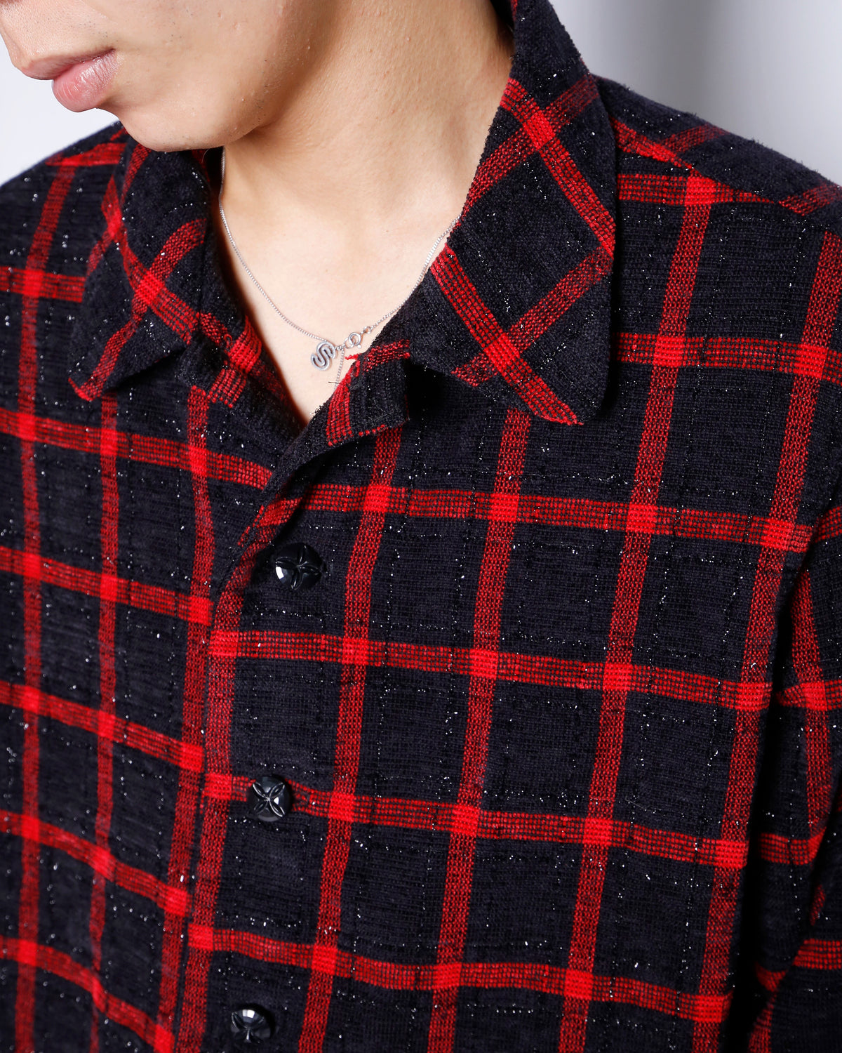 vintage lame check jacket