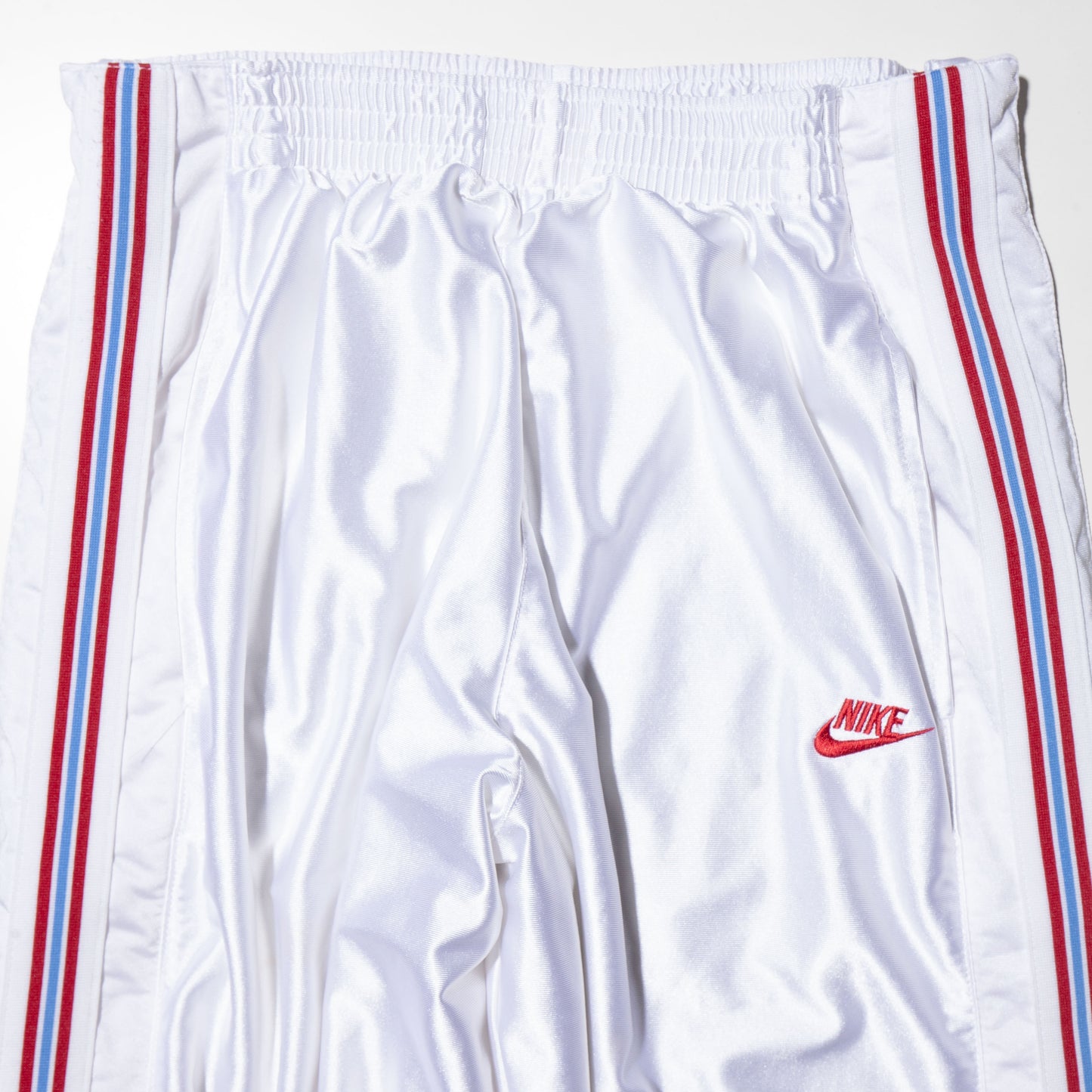 vintage 00's nike side button shinny track pants