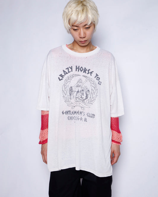 vintage 90's gentleman's club broken t-shirt