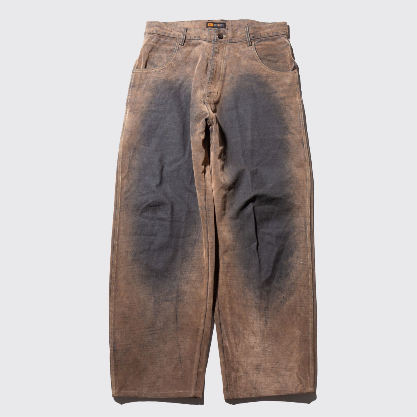 vintage faded flock baggy trousers