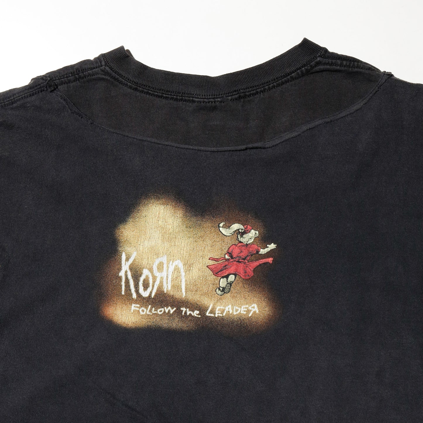 vintage 90's Korn "follow the leaders" t-shirt, *repaired