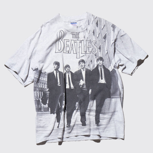 vintage early00's The Beatles allover print t-shirt