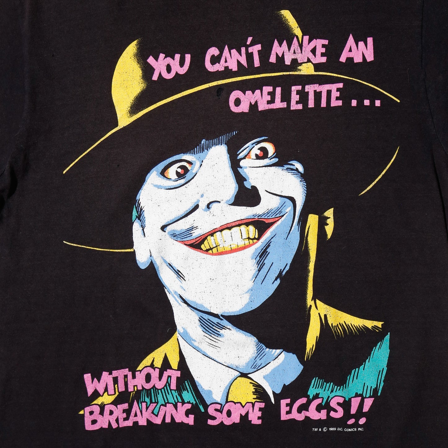 vintage 1989's The Joker/Jack Nicholson t-shirt