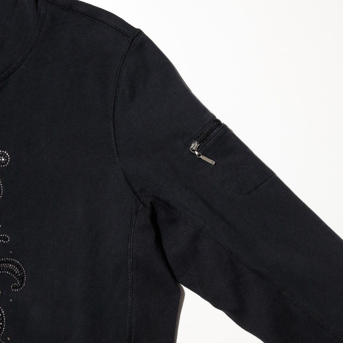 vintage bijou floral hoodie