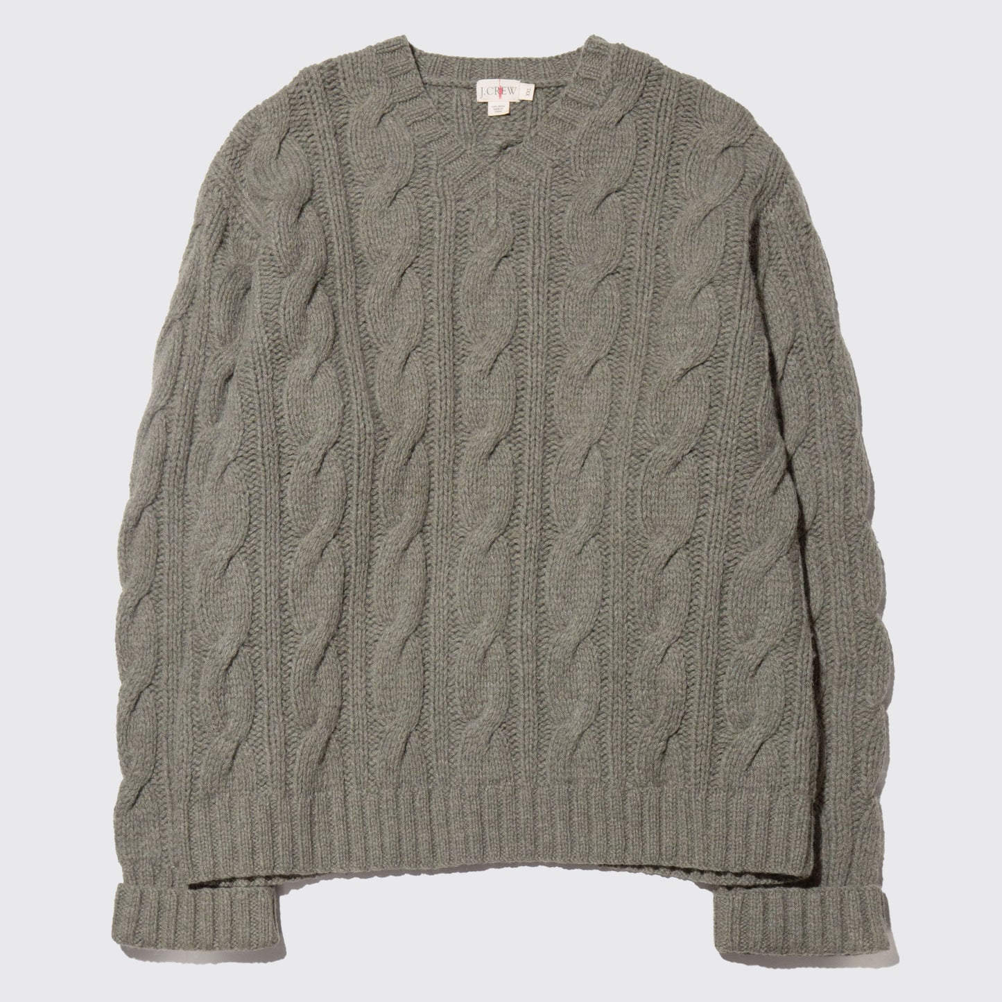 vintage j.crew cable loose sweater