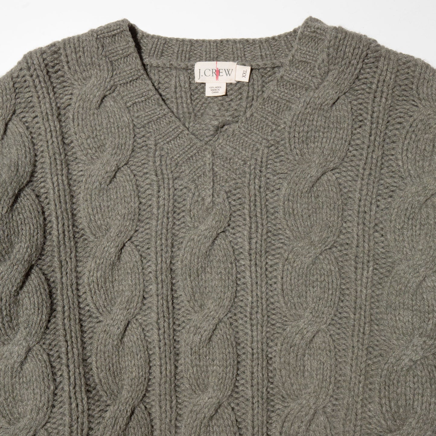 vintage j.crew cable loose sweater