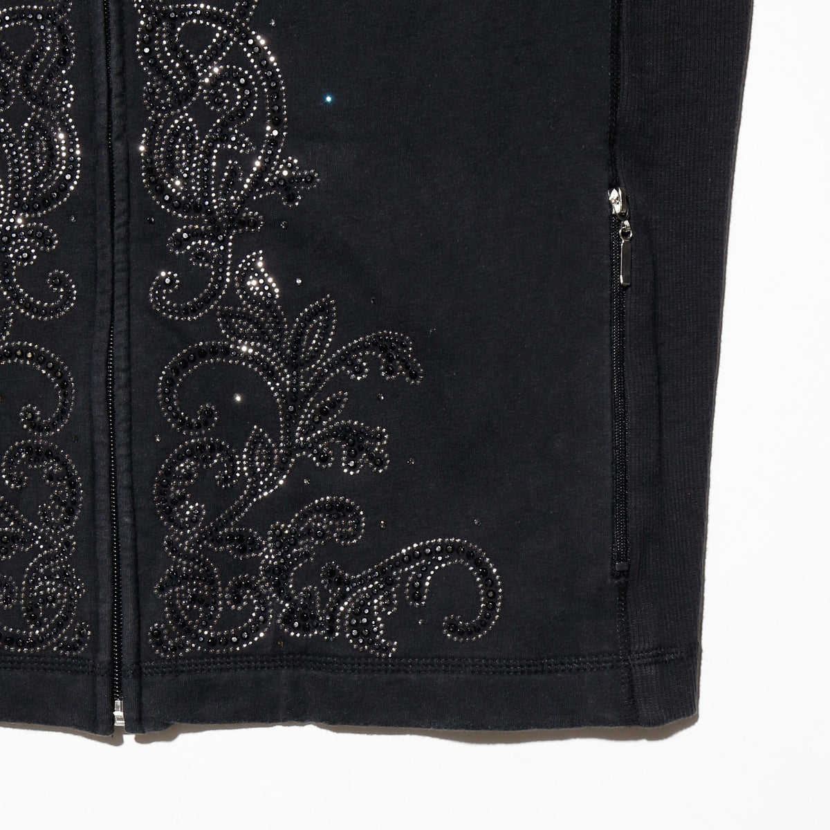vintage bijou floral hoodie