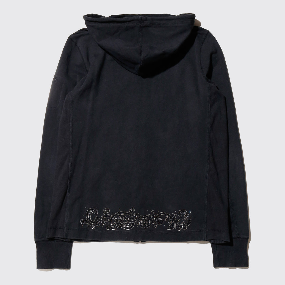 vintage bijou floral hoodie