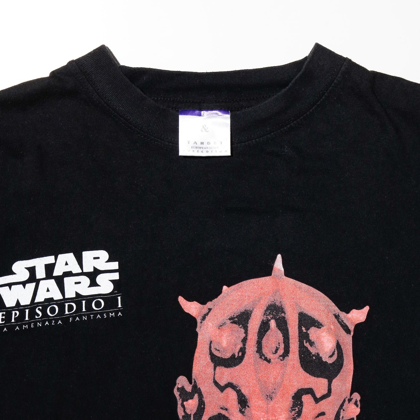 vintage 1999's Starwars Ep.ⅰ× Pizza Hut "Darth Maul" t-shirt *©︎Pizza Hut1991