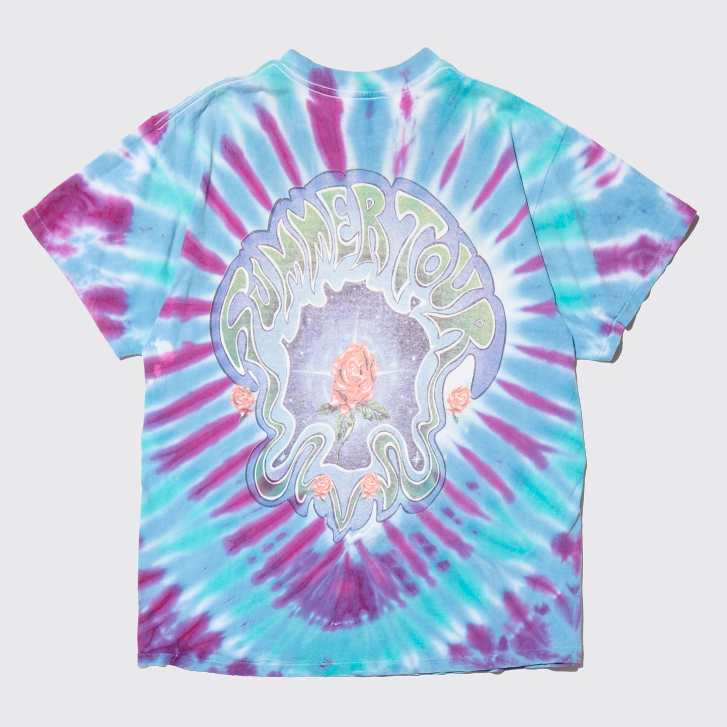 vintage 1993's Grateful dead mike dubois tie dye summer tour t-shirt