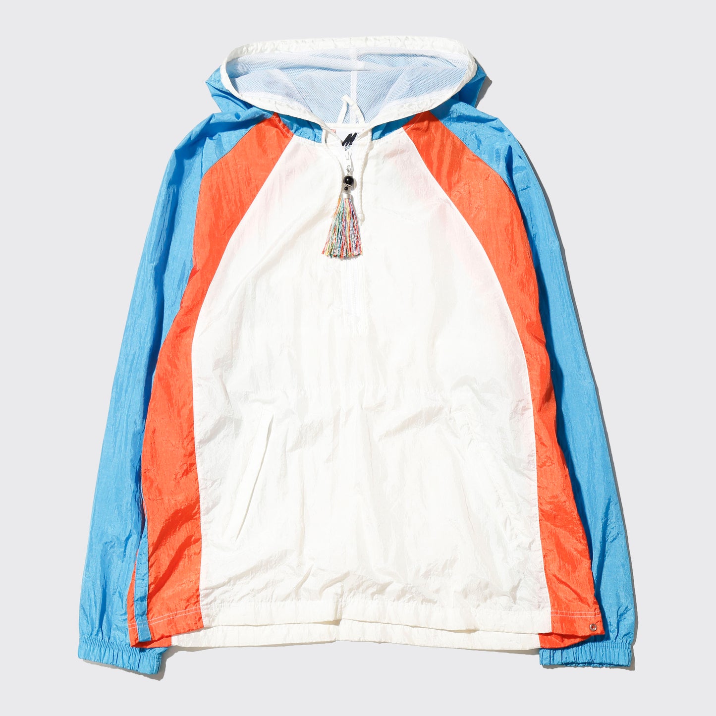 vintage 80's tassel charm nylon pullover