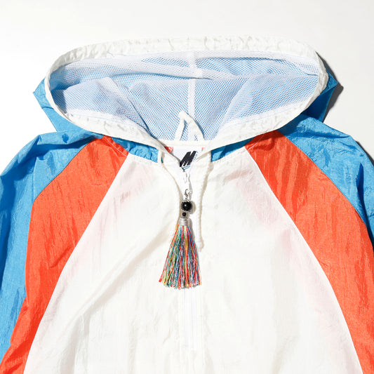 vintage 80's tassel charm nylon pullover