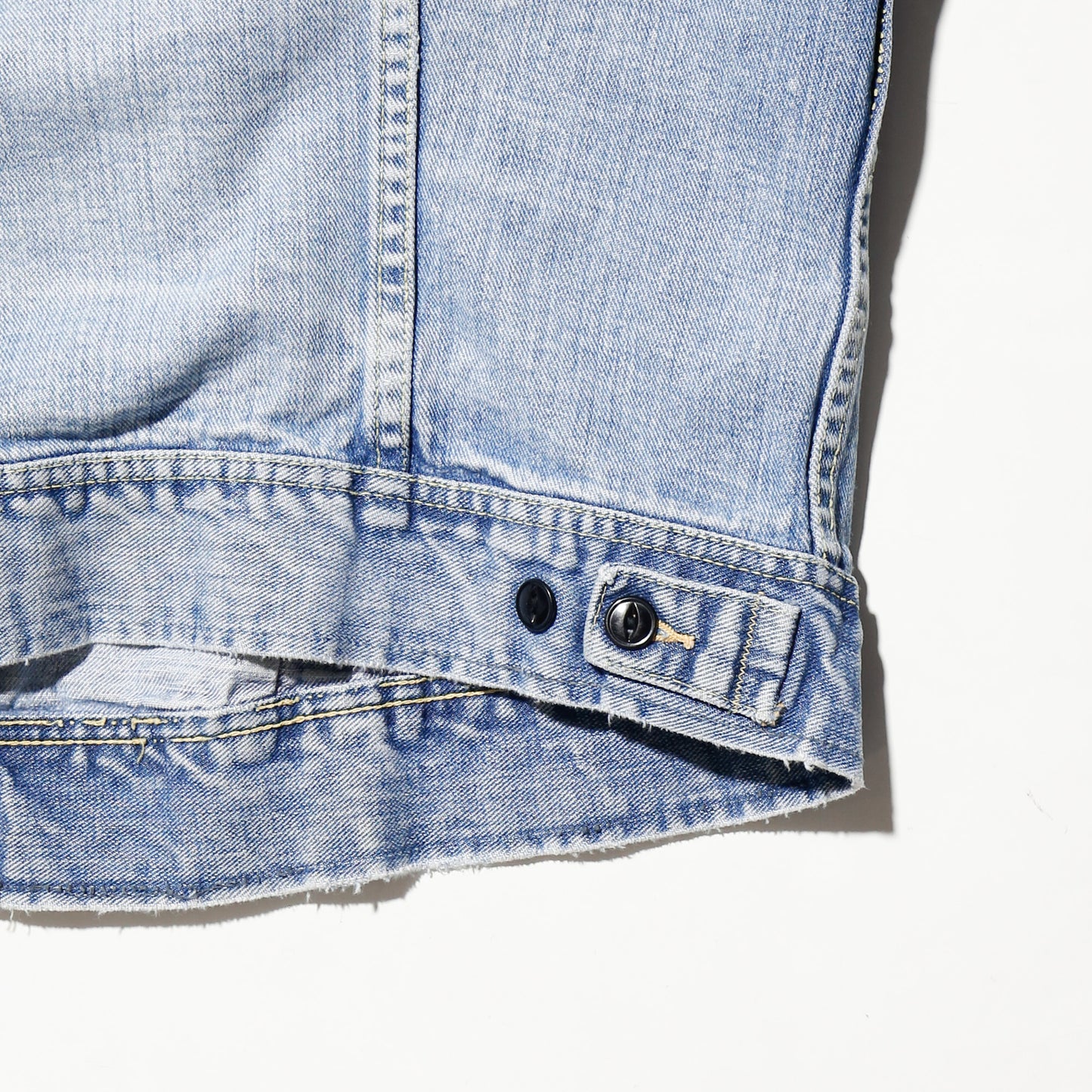 vintage 70's lee ghost studs trucker jacket