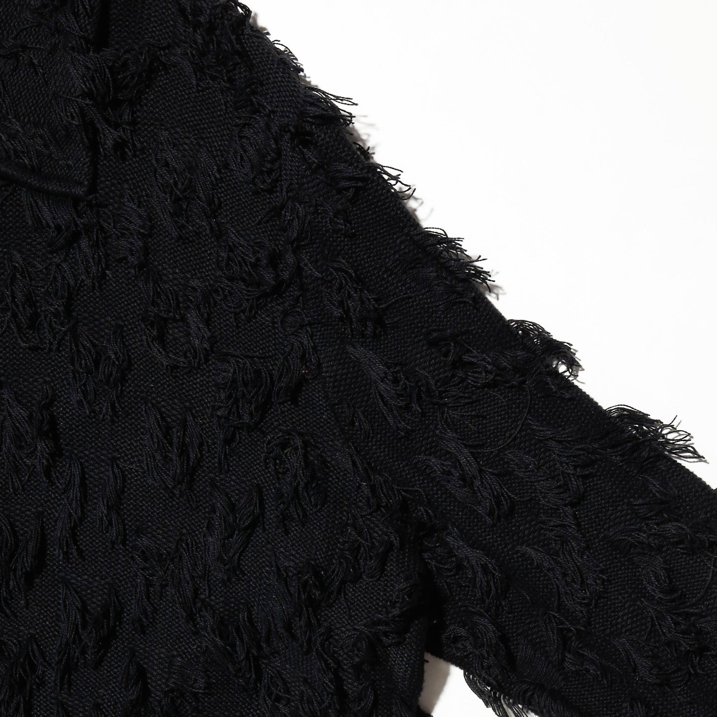 vintage wide fuzzy knit jacket